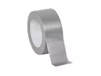 Een Plakband Quantore Duct Tape 48mmx50m zilver koop je bij Totaal Kantoor Goeree