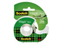 Een Plakband Scotch Magic 810 19mmx25m onzichtbaar + afroller koop je bij EconOffice