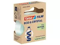 Een Plakband Tesa eco&amp;crystal 59032 19mmx10m transparant blister koop je bij KantoorProfi België BV