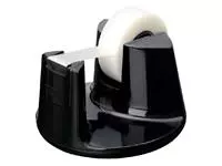 Plakbandhouder tesa Easy Cut® compact + 1 rol plakband invisible 33mx19mm zwart