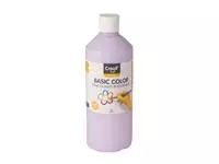 Een Plakkaatverf Creall basic pastel violet 500ml koop je bij EconOffice