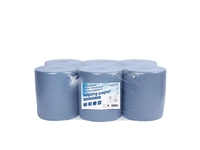 Poetspapier Cleaninq midi 1-laags 20cmx300m blauw