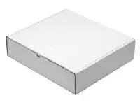 Postpakket CleverPack golfkarton 330x300x80mm wit pak à 5 stuks
