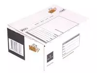 Een Postpakketbox 2 CleverPack 200x140x80mm wit pak à 25 stuks koop je bij Totaal Kantoor Goeree