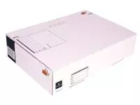 Een Postpakketbox 5 CleverPack 430x300x90mm wit pak à 25 stuks koop je bij MV Kantoortechniek B.V.