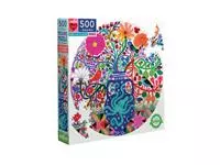 Een Puzzel Eeboo Birds &amp; Flowers 500st koop je bij Van Leeuwen Boeken- en kantoorartikelen