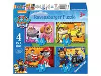 Een Puzzel Ravensburger Paw Patrol 4x puzzels 12+16+20+24 st koop je bij Goedkope Kantoorbenodigdheden