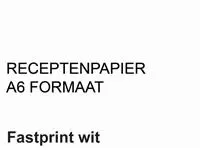 Een Receptpapier Fastprint A6 80gr wit 2000vel koop je bij MV Kantoortechniek B.V.