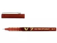 Een Rollerpen PILOT Hi-Tecpoint V7 medium rood koop je bij EconOffice