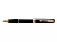 Een Rollerpen Parker Sonnet black lacquer GT fijn koop je bij Totaal Kantoor Goeree