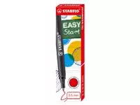 Een Rollerpenvulling STABILO Easyoriginal medium rood doosje à 3 stuks koop je bij EconOffice