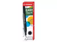 Een Rollerpenvulling STABILO Easyoriginal medium zwart doosje à 3 stuks koop je bij EconOffice