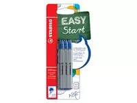 Een Rollerpenvulling STABILO Easyoriginal fijn blauw blister à 6 stuks koop je bij EconOffice
