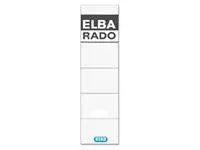 Een Rug-insteekkaart Elba Rado breed 44x159mm wit koop je bij Van Hoye Kantoor BV