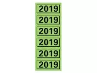 Een Rugetiket Elba 2019 57x25mm groen koop je bij EconOffice