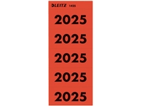 Een Rugetiket Leitz 2025 rood 100 stuks koop je bij Totaal Kantoor Goeree