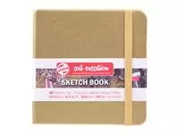Een Schetsboek Talens Art Creation goudgeel 12x12cm 140gr 80vel koop je bij Totaal Kantoor Goeree