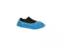 Buy your Shoe cover CMT 40mu roughened size 36-42 CPE blue at QuickOffice BV