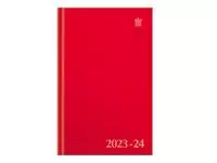 Een Schoolagenda 2024-2025 Ryam Studie Uni 7dagen/2pagina&#39;s rood koop je bij Van Leeuwen Boeken- en kantoorartikelen