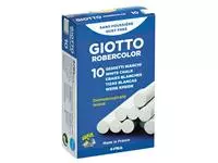 Een Schoolbordkrijt Giotto wit doos à 10 stuks koop je bij Van Hoye Kantoor BV