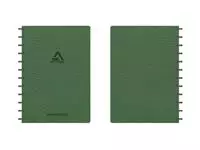 Een Schrift Adoc Business A4 ruit 5x5mm 144 pagina&#39;s 90gr groen koop je bij L&amp;N Partners voor Partners B.V.