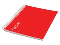 Een Schrift Qbasic diktaat A5 spiraal lijn 160blz 70gr rood koop je bij Omnia 4 Office