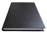 Een Schrift Qbasic met harde kaft A5 400blz lijn zwart koop je bij Van Leeuwen Boeken- en kantoorartikelen