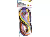 Een Scoubidoo touwtjes Folia 100cm 100 stuks assorti kleuren koop je bij EconOffice