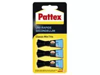 Een Secondelijm Pattex Classic mini trio tube 3x1gram op blister koop je bij L&amp;N Partners voor Partners B.V.