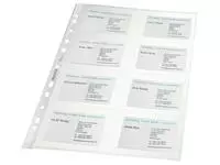 Een Showtas Leitz Premium voor visitekaartjes copy safe PP A4 glashelder 10 stuks koop je bij L&amp;N Partners voor Partners B.V.