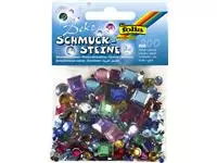 Een Glitter steentjes Folia 800 stuks diverse kleuren en afmetingen koop je bij EconOffice