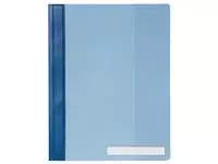 Een Snelhechter DurableA4 PVC extra breed blauw koop je bij Kantoorvakhandel van der Heijde
