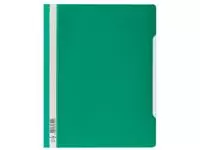 Een Snelhechter Durable A4 PVC groen koop je bij Van Leeuwen Boeken- en kantoorartikelen