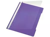 Snelhechter Leitz Standaard A4 gerecycled PP violet