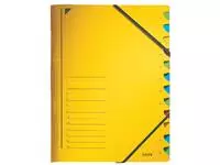 Een Sorteermap Leitz 12 tabbladen karton geel koop je bij EconOffice