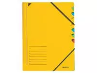 Een Sorteermap Leitz 7 tabbladen karton geel koop je bij EconOffice