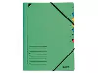 Een Sorteermap Leitz 7 tabbladen karton groen koop je bij EconOffice