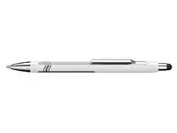 Een Balpen Schneider stylus Epsilon Touch extra breed wit/zilver koop je bij EconOffice