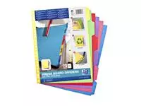 Een Tabbladen Oxford A4+ 23-gaats 6-delig karton kleur koop je bij EconOffice