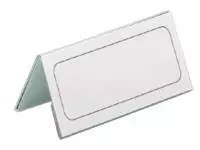 Een Tafelnaambord Durable 8052 61x210mm transparant koop je bij EconOffice