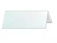 Een Tafelnaambord Durable 8053 105x297mm transparant koop je bij Kantoorvakhandel van der Heijde