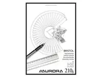 Een Tekenblok Aurora A4 20 vel 210 gram Bristol papier koop je bij EconOffice