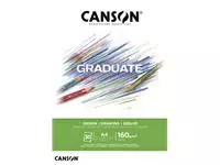 Een Tekenblok Canson Graduate Dessin A4 160gr 30vel koop je bij Van Hoye Kantoor BV