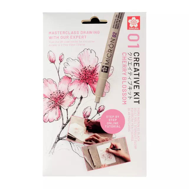 Tekenset Sakura Creative Kit Cherry Blossom 6 stuks