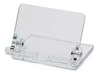 Een Telefoonstandaard MAUL 9.7x10.5x7.6cm standhoek instelbaar acryl koop je bij MV Kantoortechniek B.V.