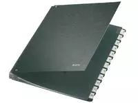 Een Termijnmap Leitz 1-12 270x18x345mm hardboard zwart koop je bij EconOffice