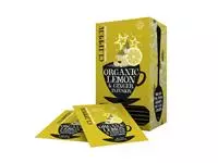 Een Thee Clipper infusion lemon and ginger bio 25 zakjes koop je bij Van Leeuwen Boeken- en kantoorartikelen