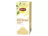 Een Thee Lipton Refresh vanille 25x1.5gr koop je bij Van Leeuwen Boeken- en kantoorartikelen