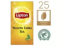 Een Thee Lipton yellow label 25x1.5gr koop je bij MV Kantoortechniek B.V.