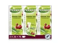 Een Thee Pickwick green cranberry 25x1.5gr koop je bij Kantoorvakhandel van der Heijde